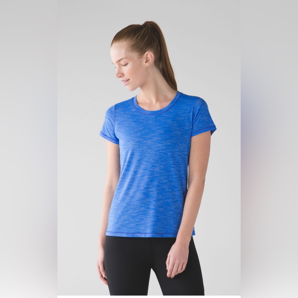 Lululemon Beat The Heat‎ Short Sleeve
Heathered Pipe Dream